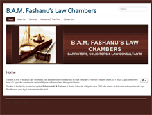 Tablet Screenshot of fashchambers.com